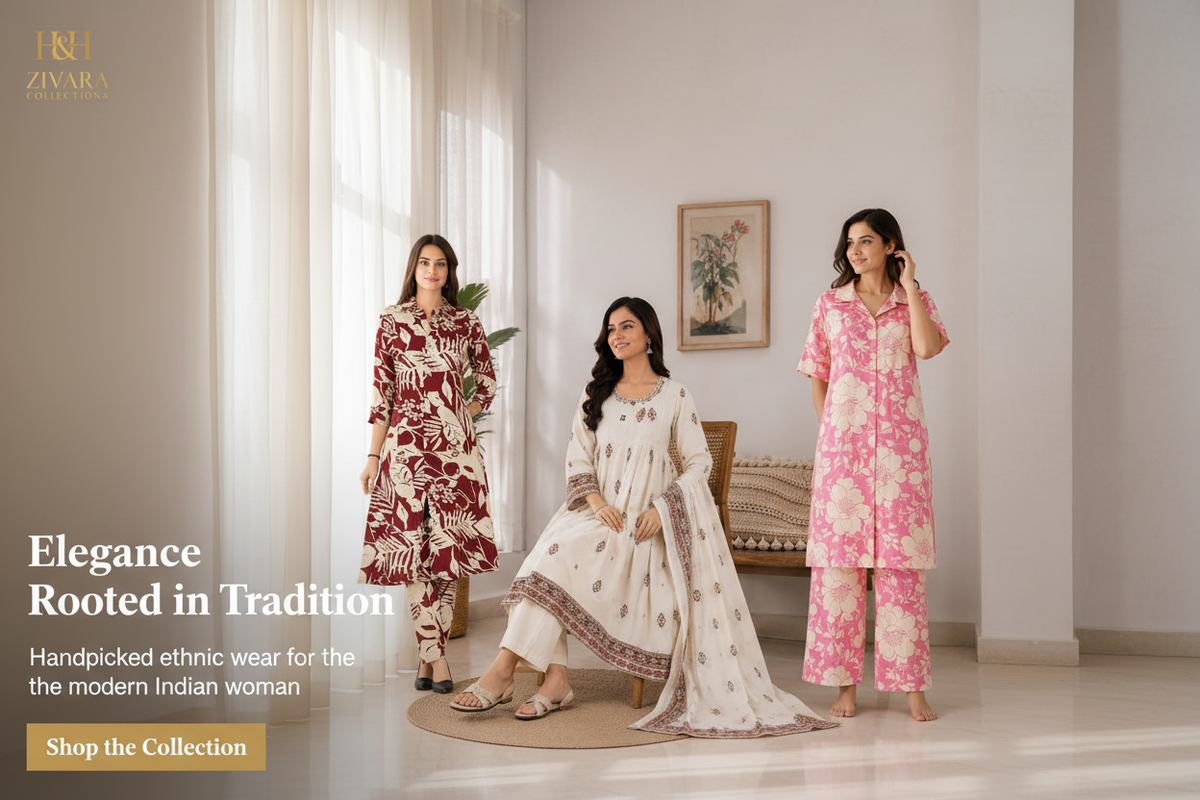 H&H Zivara Banner with Product Models
